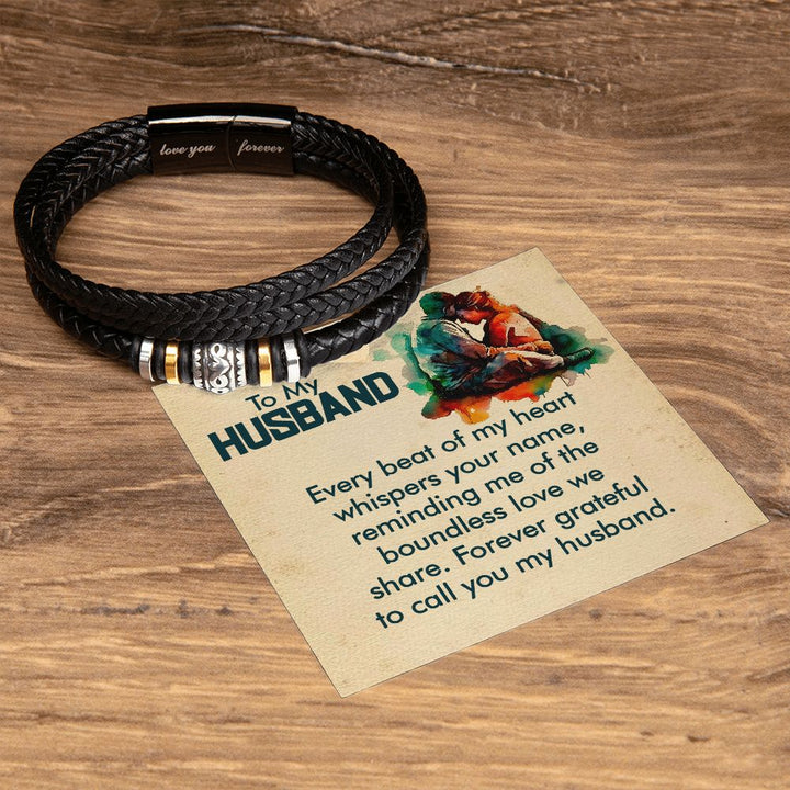 To My Husband | Forever grateful to call you My Husband - Love You Forever Bracelet