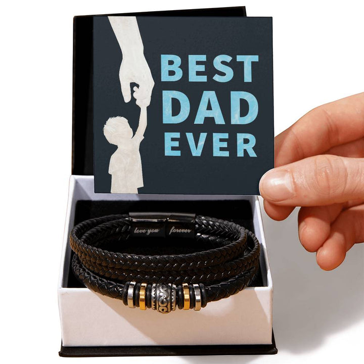 BEST DAD EVER - Love You Forever Bracelet