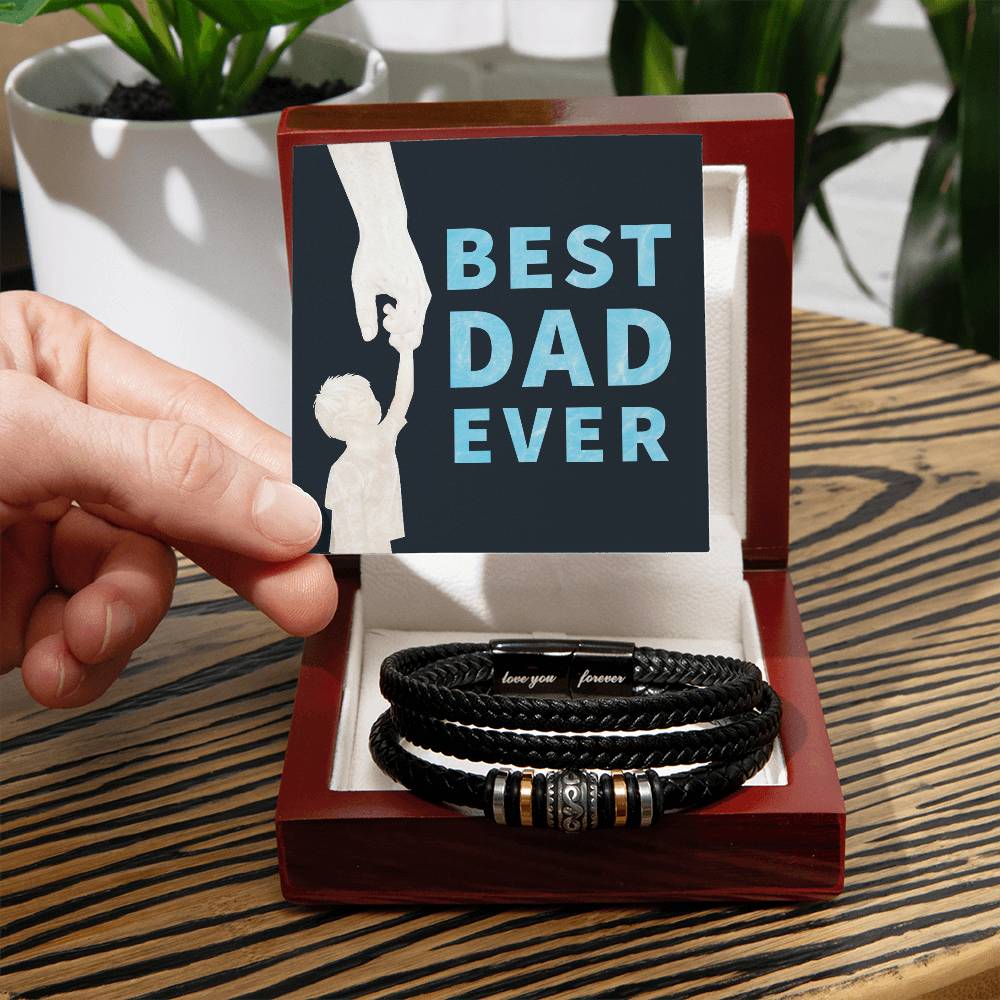 BEST DAD EVER - Love You Forever Bracelet