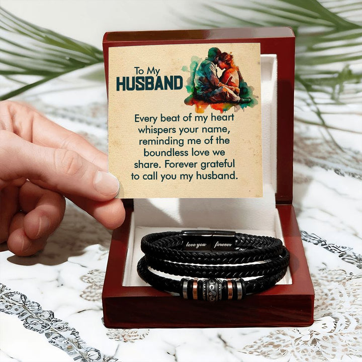 To My Husband | Forever grateful to call you My Husband - Love You Forever Bracelet