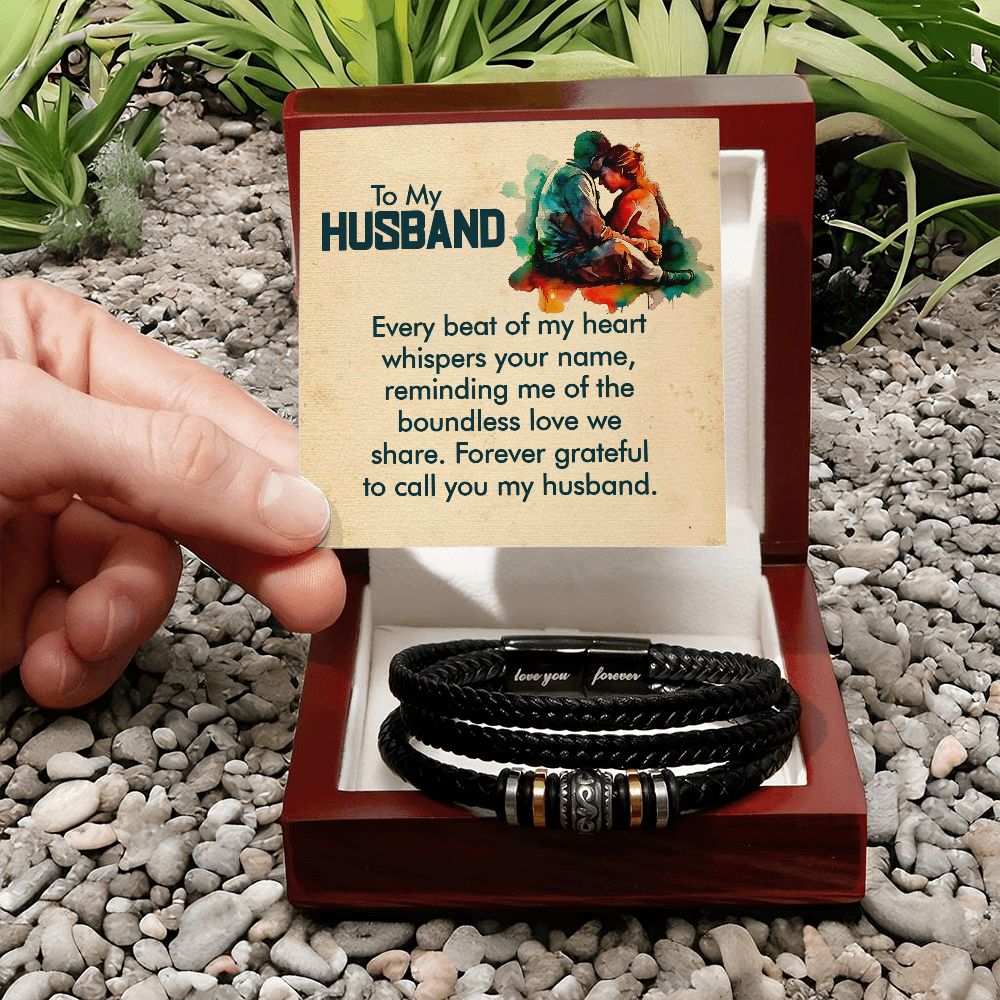 To My Husband | Forever grateful to call you My Husband - Love You Forever Bracelet