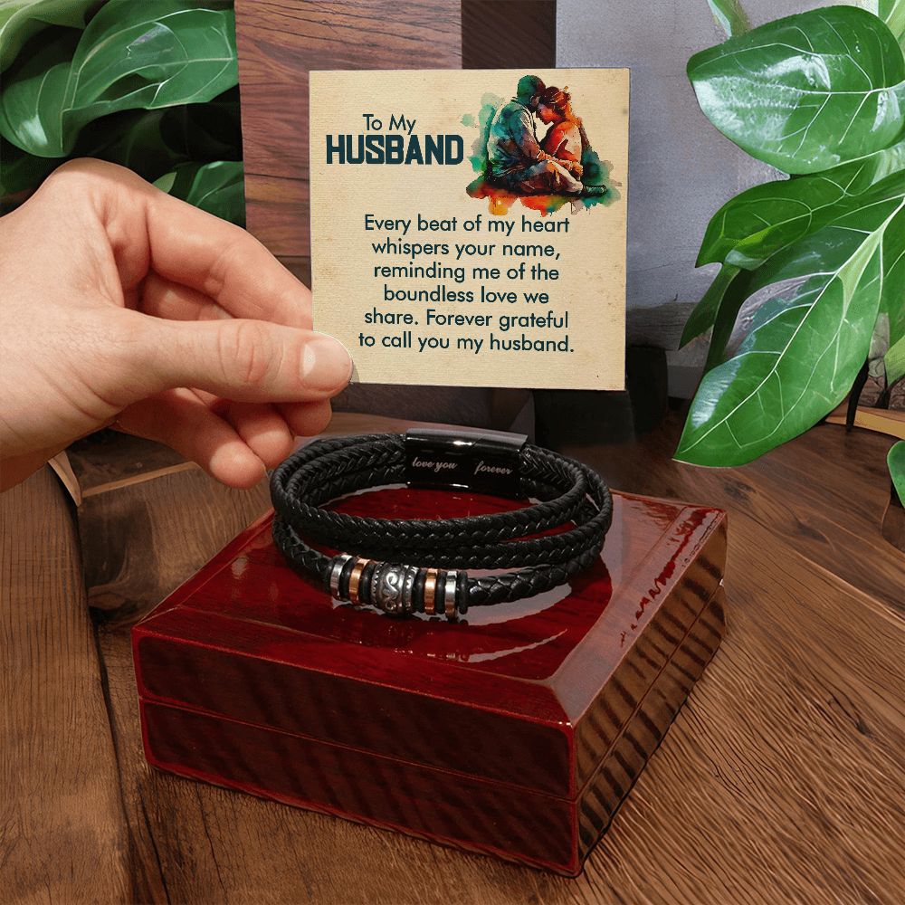 To My Husband | Forever grateful to call you My Husband - Love You Forever Bracelet