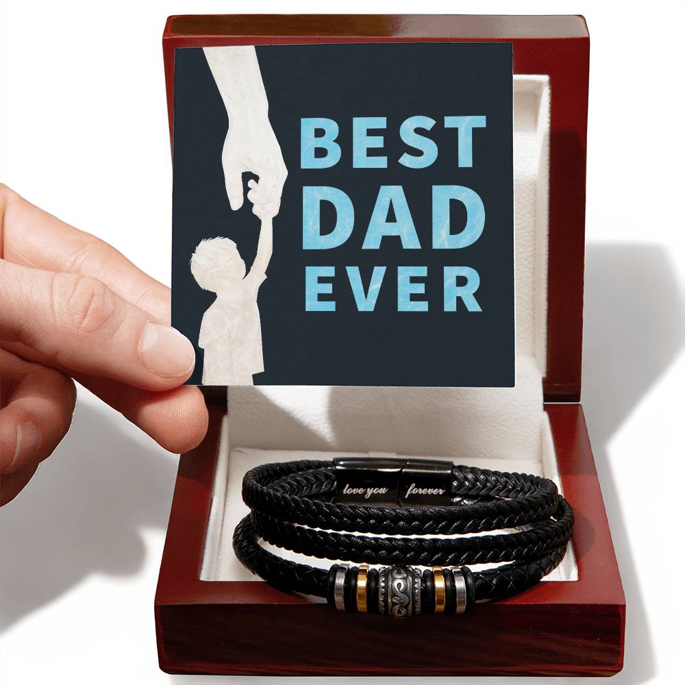 BEST DAD EVER - Love You Forever Bracelet