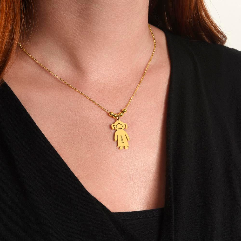 Grandma | Your hugs and kisses are the best medicine for a bad day - Kid Charm Necklace