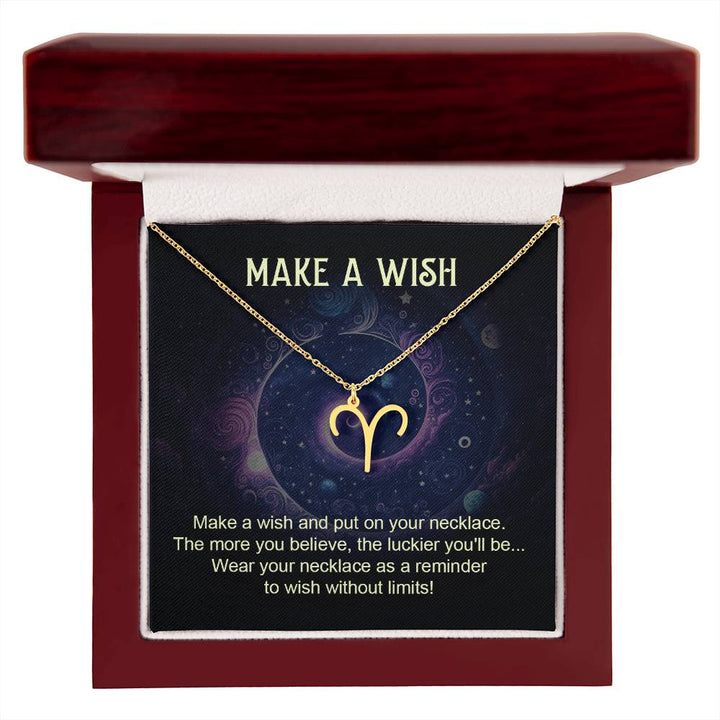 Make A Wish | Make a wish and put on your necklace - Zodiac Name Necklace