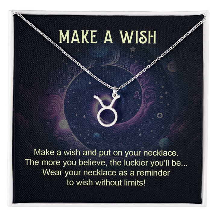 Make A Wish | Make a wish and put on your necklace - Zodiac Name Necklace