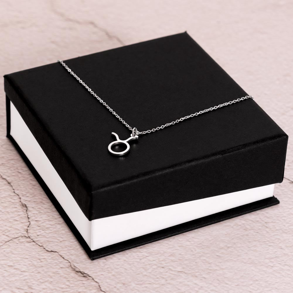 Taurus | You're patient and reliable, with a practical approach to life - Zodiac Name Necklace