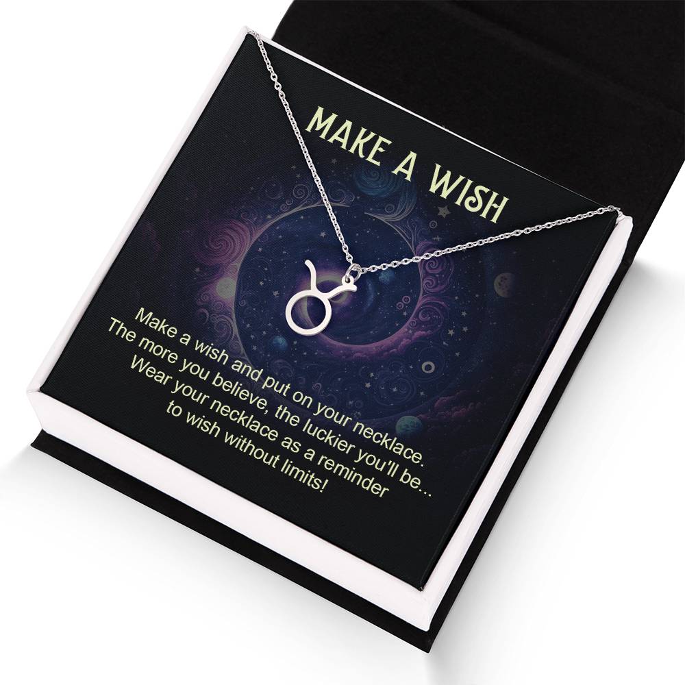 Make A Wish | Make a wish and put on your necklace - Zodiac Name Necklace