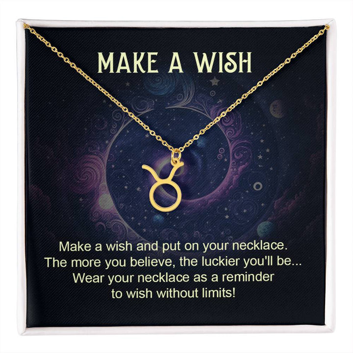 Make A Wish | Make a wish and put on your necklace - Zodiac Name Necklace