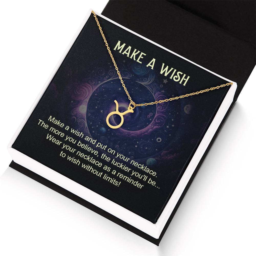 Make A Wish | Make a wish and put on your necklace - Zodiac Name Necklace