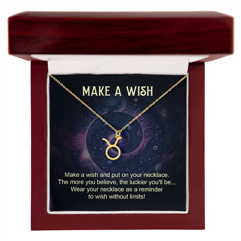 Make A Wish | Make a wish and put on your necklace - Zodiac Name Necklace