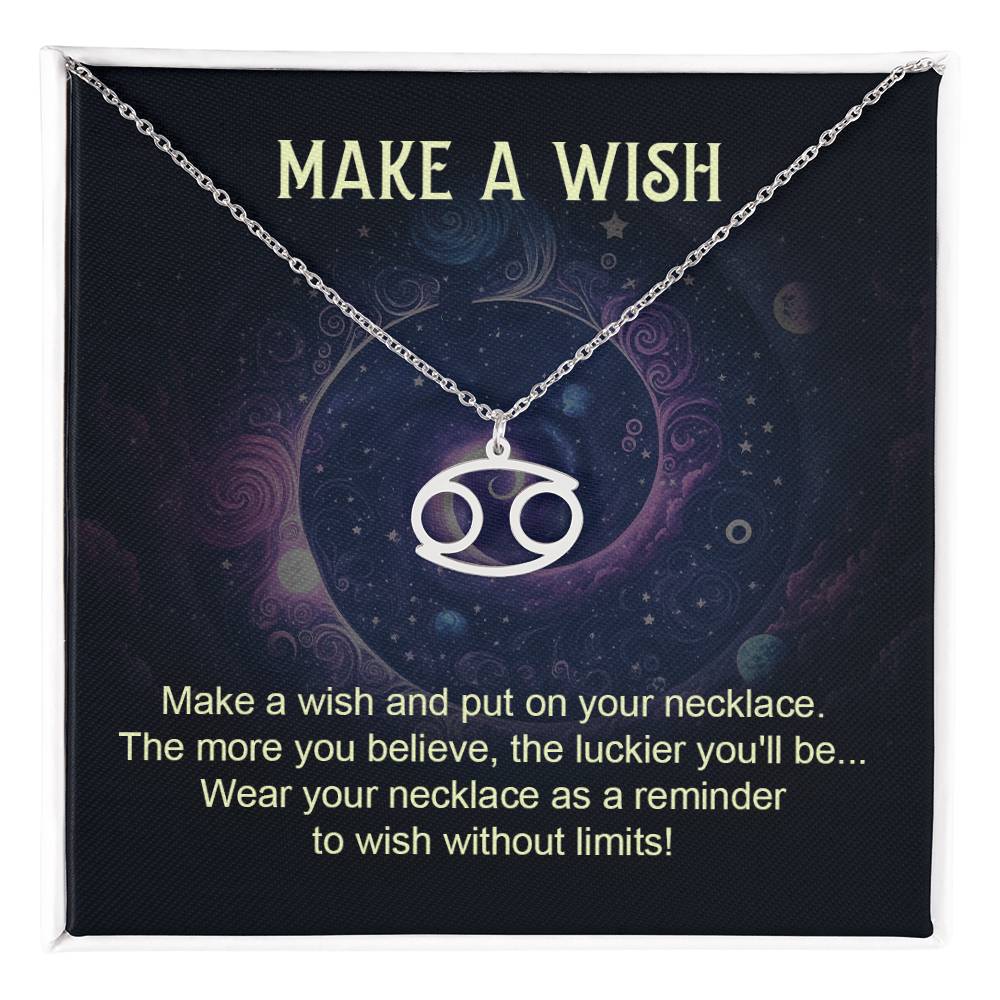 Make A Wish | Make a wish and put on your necklace - Zodiac Name Necklace