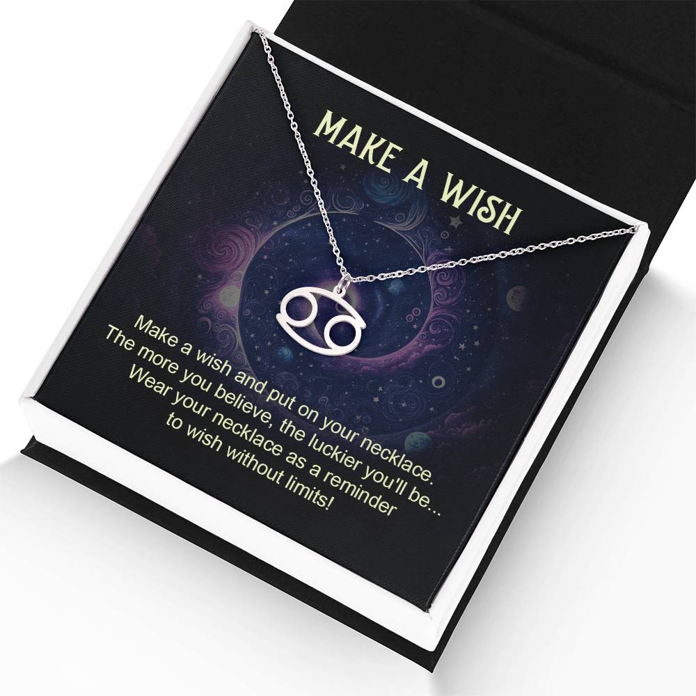 Make A Wish | Make a wish and put on your necklace - Zodiac Name Necklace