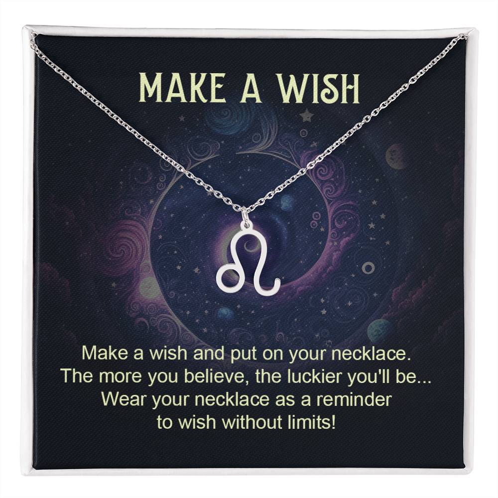 Make A Wish | Make a wish and put on your necklace - Zodiac Name Necklace