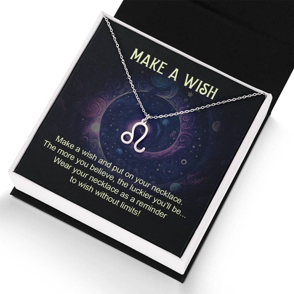 Make A Wish | Make a wish and put on your necklace - Zodiac Name Necklace