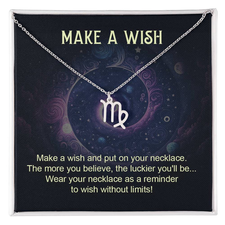 Make A Wish | Make a wish and put on your necklace - Zodiac Name Necklace