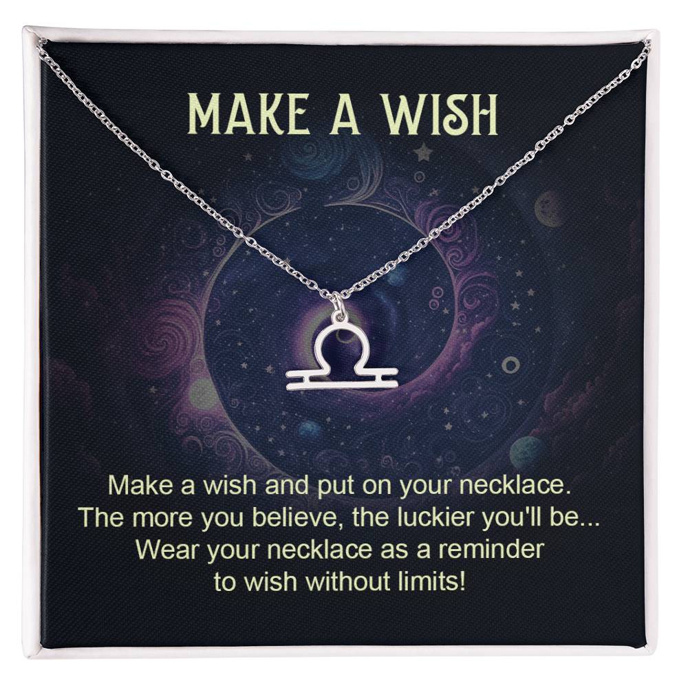 Make A Wish | Make a wish and put on your necklace - Zodiac Name Necklace