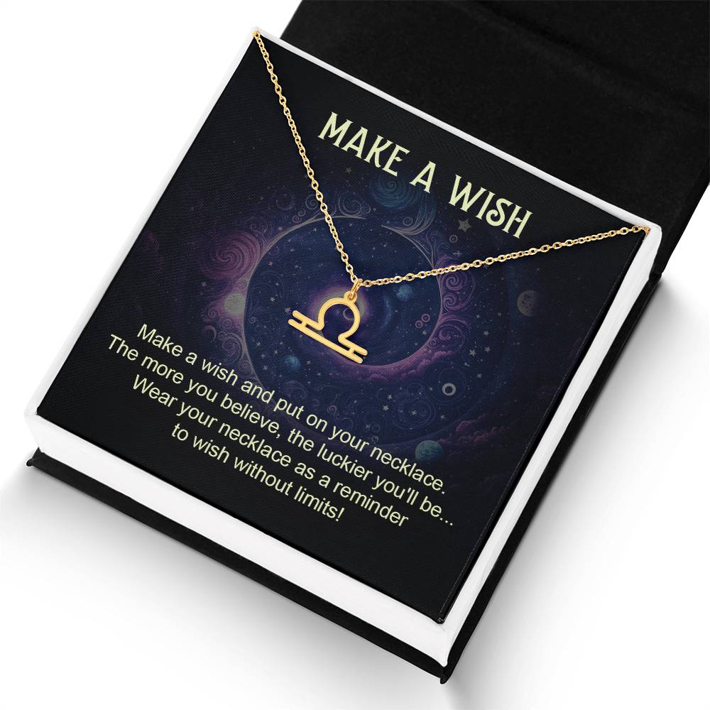 Make A Wish | Make a wish and put on your necklace - Zodiac Name Necklace