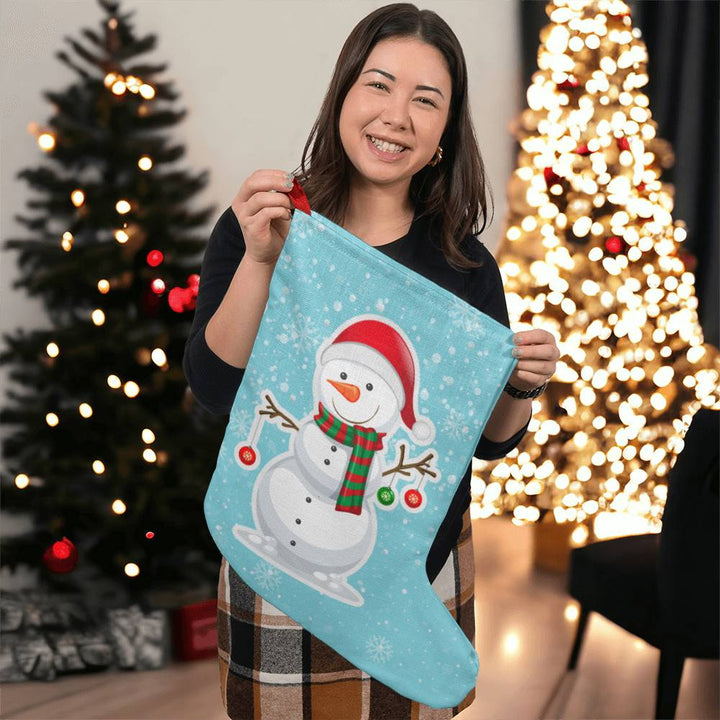 Snowman - Giant Holiday Stocking