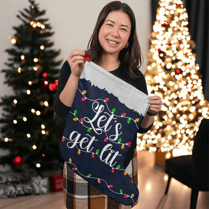 Let’s Get Lit - Giant Holiday Stocking