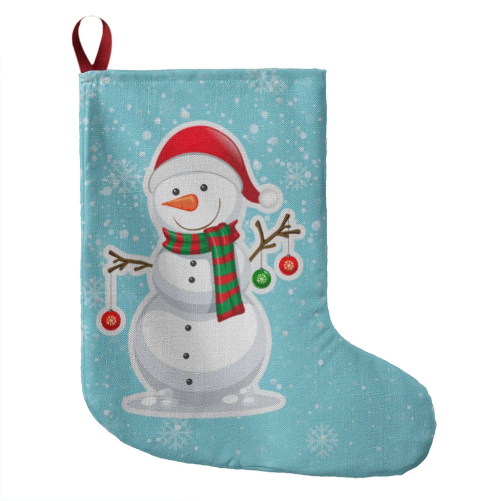 Snowman - Giant Holiday Stocking