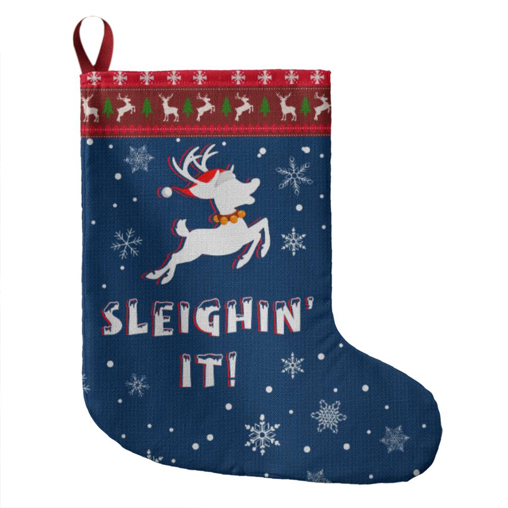 Sleighin' It! - Giant Holiday Stocking