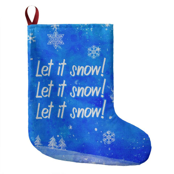 Let it snow, let it snow, let it snow - Giant Holiday Stocking