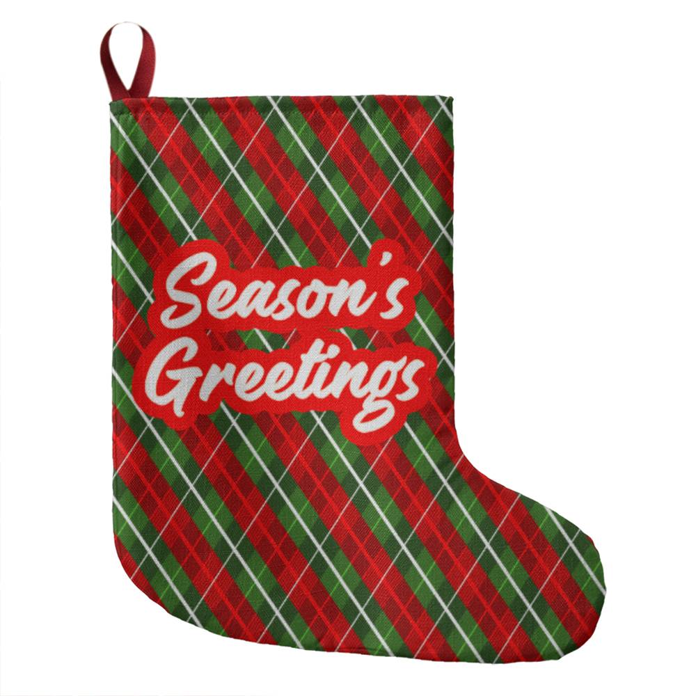 Seasons Greetings - Giant Holiday Stocking