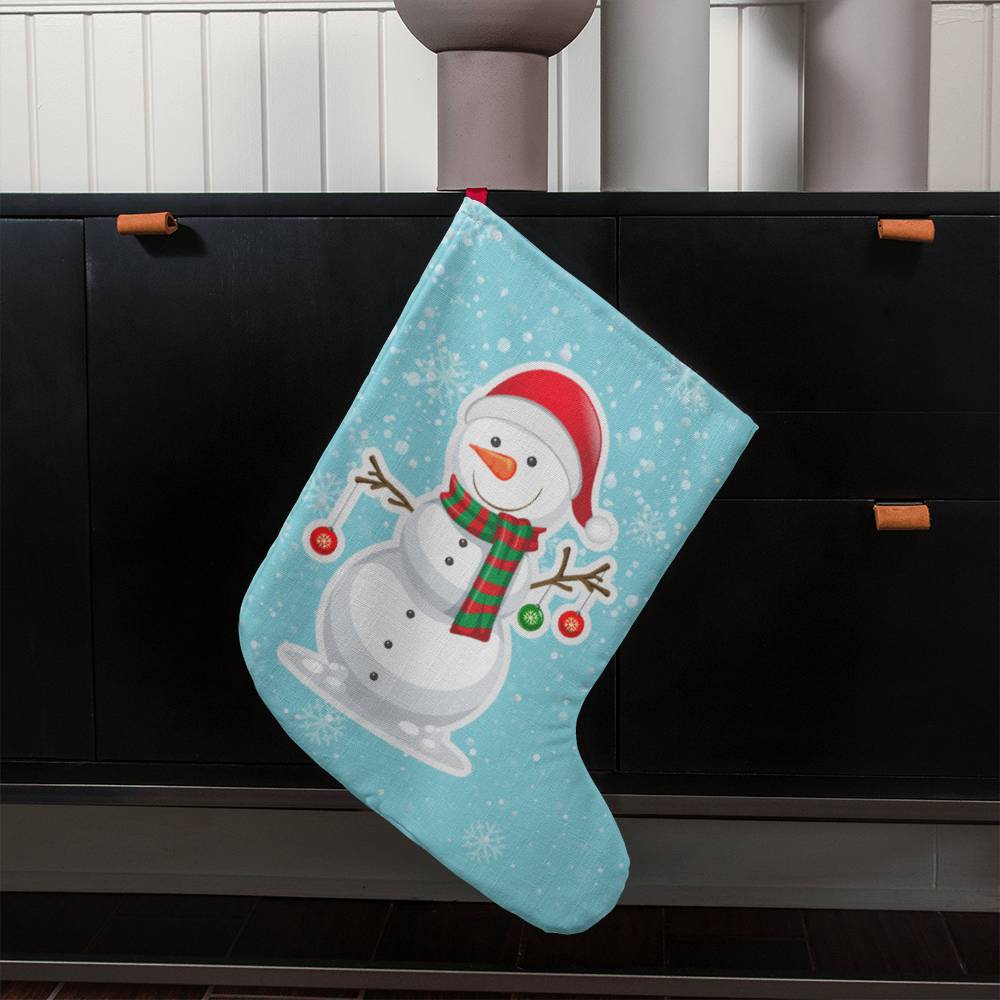 Snowman - Giant Holiday Stocking