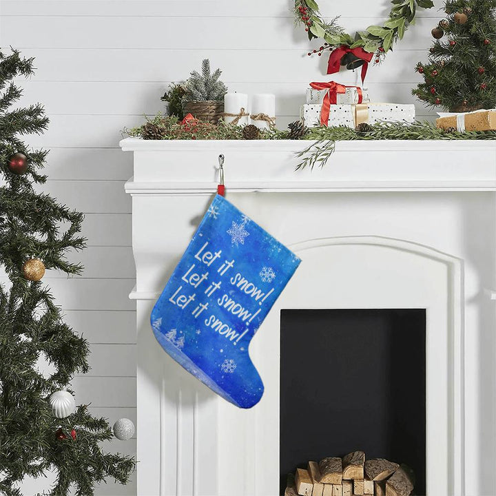 Let it snow, let it snow, let it snow - Giant Holiday Stocking