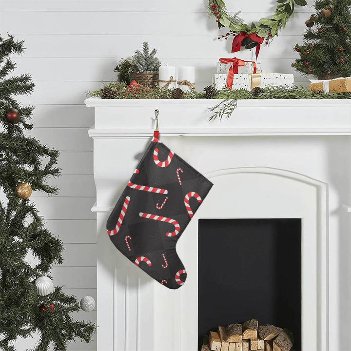 Candy Canes - Giant Holiday Stocking