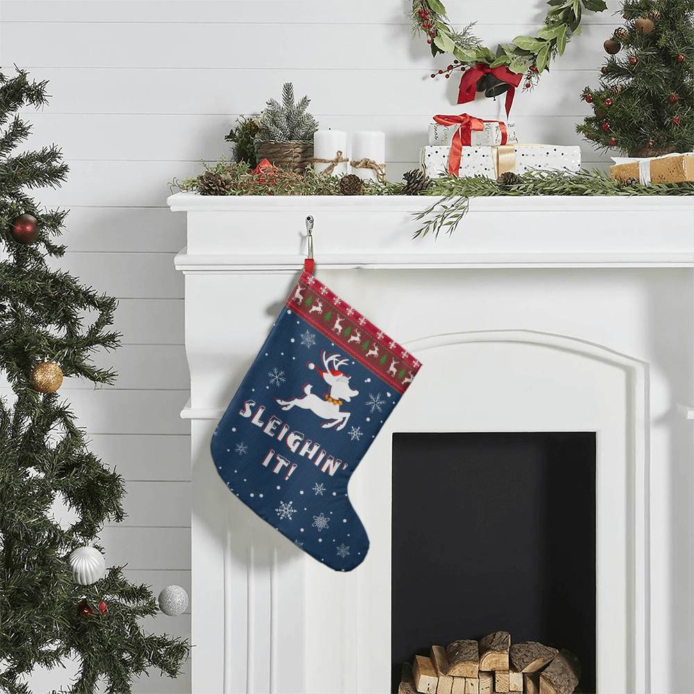 Sleighin' It! - Giant Holiday Stocking