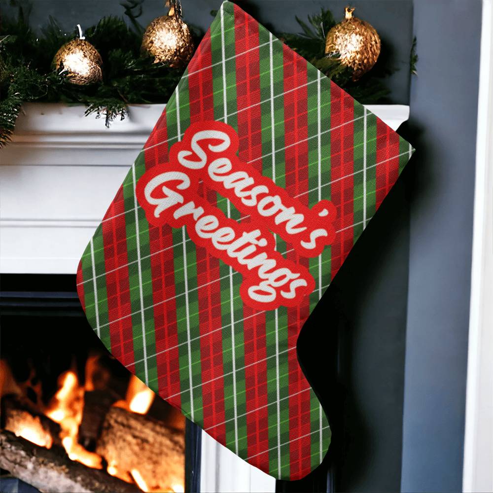 Seasons Greetings - Giant Holiday Stocking