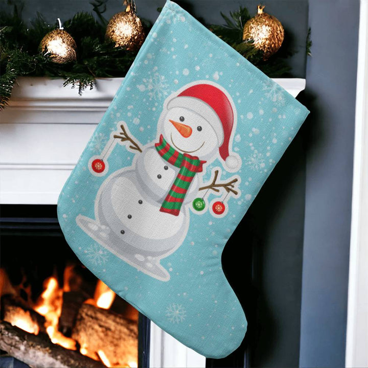 Snowman - Giant Holiday Stocking