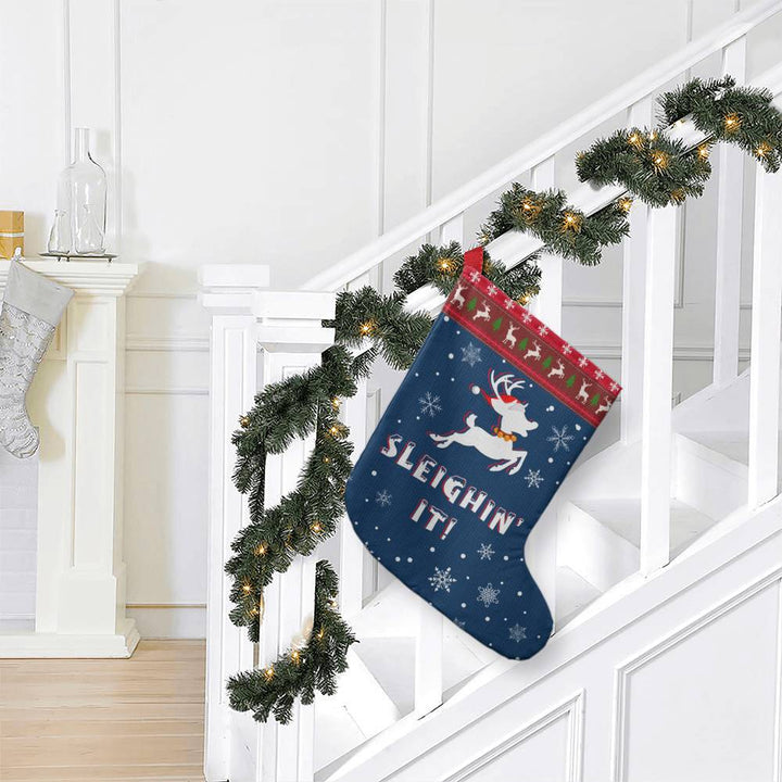 Sleighin' It! - Giant Holiday Stocking