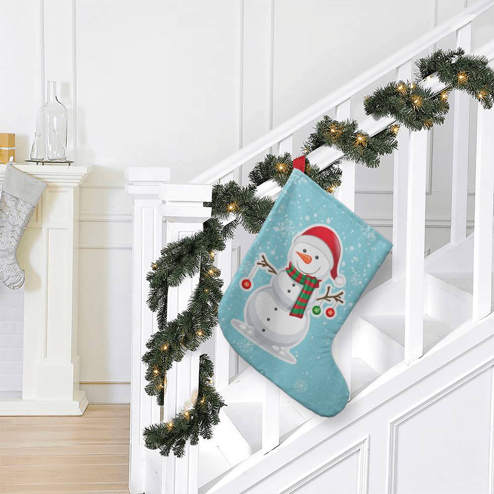 Snowman - Giant Holiday Stocking