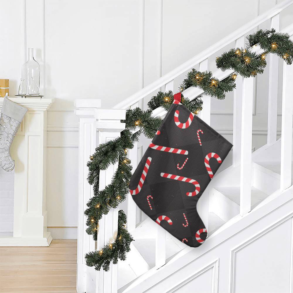 Candy Canes - Giant Holiday Stocking