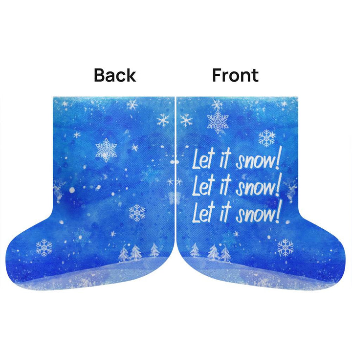 Let it snow, let it snow, let it snow - Giant Holiday Stocking