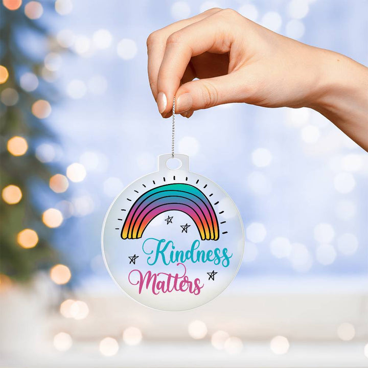 Kindness Matters - Personalized Acrylic Ornament