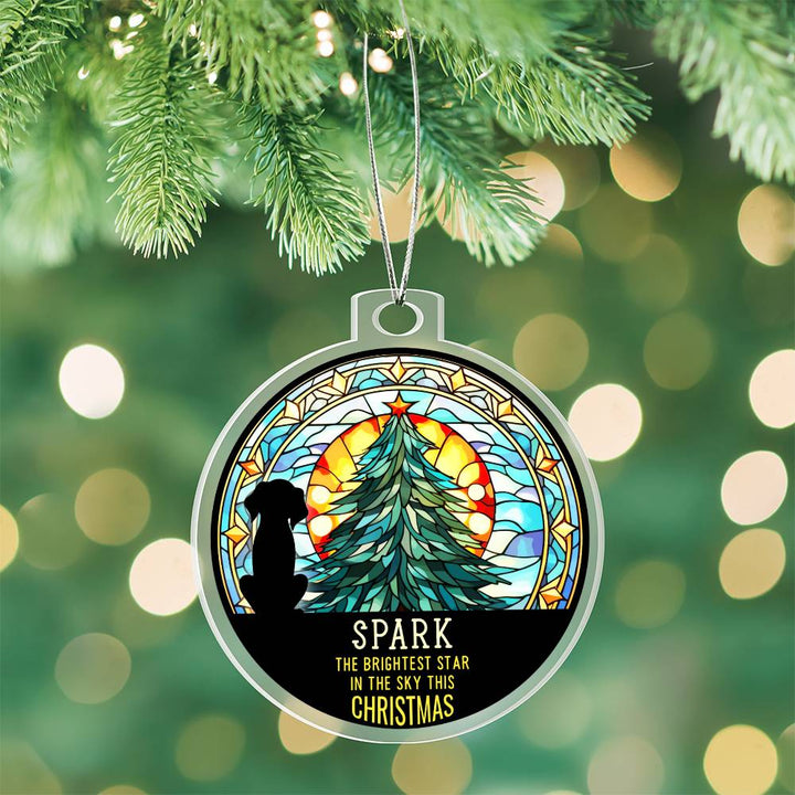 Spark the Brightness Star in the sky this Christmas - Personalized Acrylic Ornament