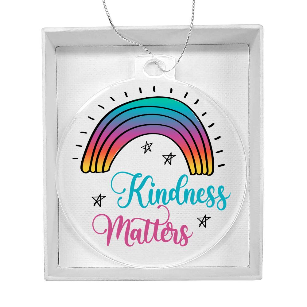 Kindness Matters - Personalized Acrylic Ornament