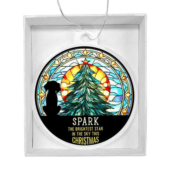 Spark the Brightness Star in the sky this Christmas - Personalized Acrylic Ornament