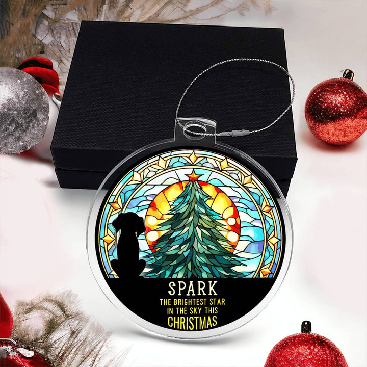 Spark the Brightness Star in the sky this Christmas - Personalized Acrylic Ornament