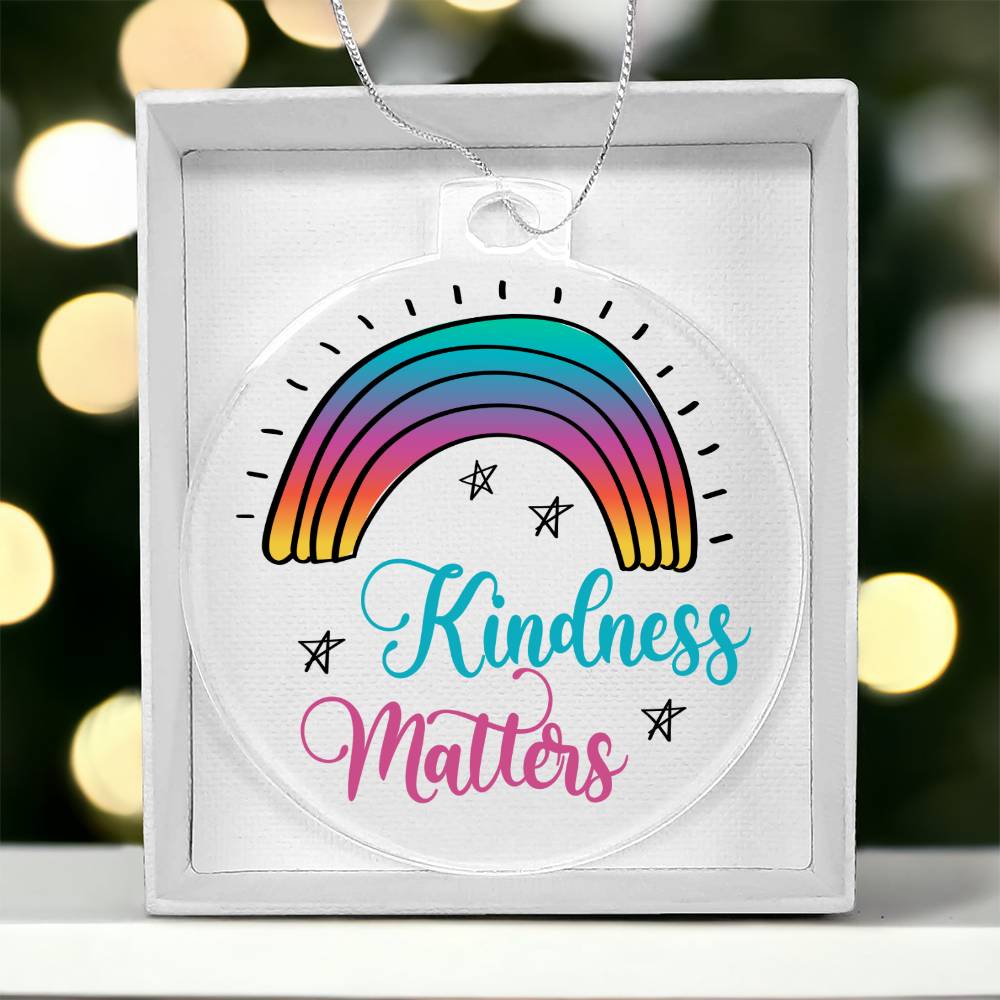 Kindness Matters - Personalized Acrylic Ornament