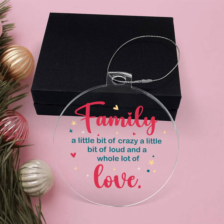 Family | A whole lot of Love - Personalized Acrylic Ornament