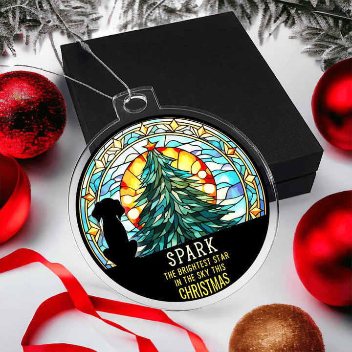 Spark the Brightness Star in the sky this Christmas - Personalized Acrylic Ornament