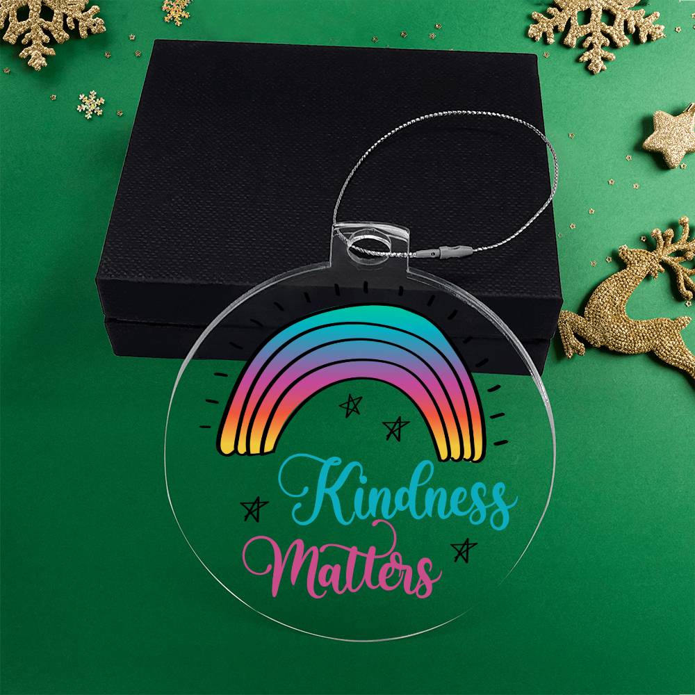 Kindness Matters - Personalized Acrylic Ornament