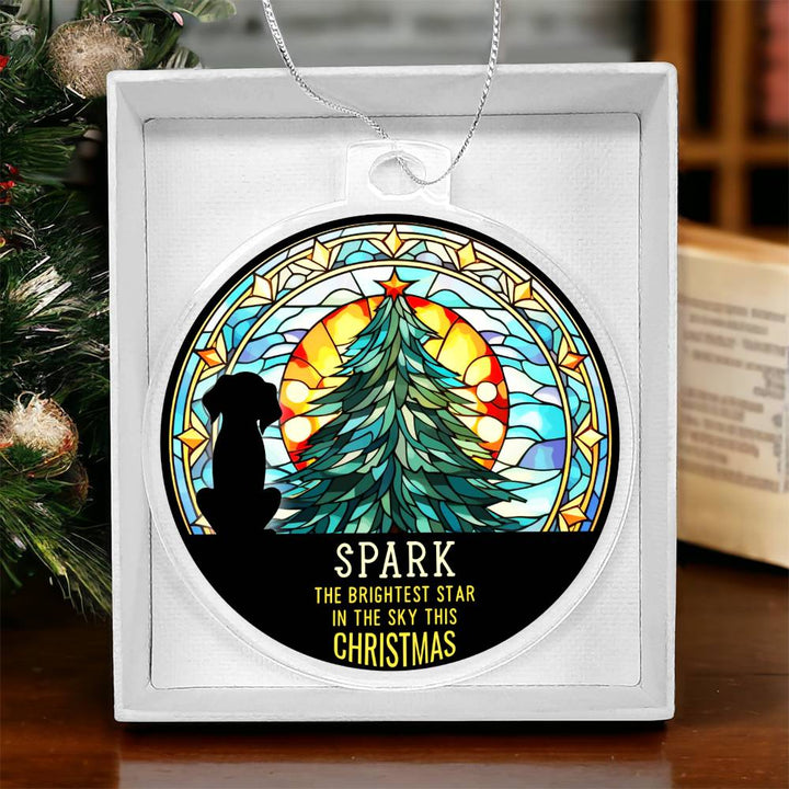 Spark the Brightness Star in the sky this Christmas - Personalized Acrylic Ornament