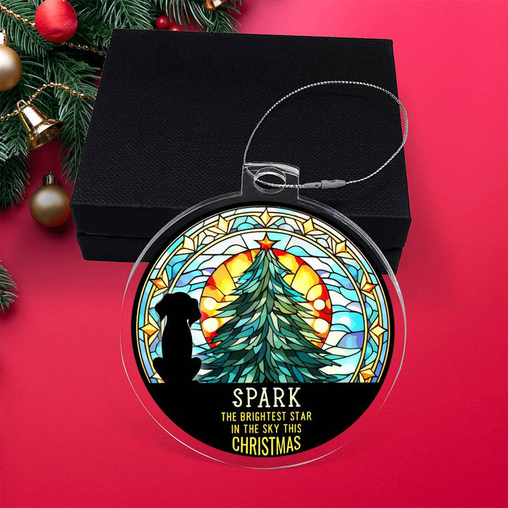 Spark the Brightness Star in the sky this Christmas - Personalized Acrylic Ornament