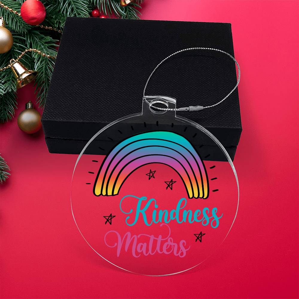 Kindness Matters - Personalized Acrylic Ornament